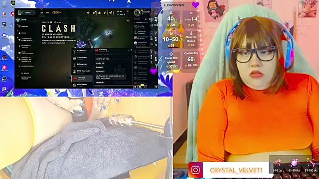 crystal7u7 online show from 17, 10, 2025