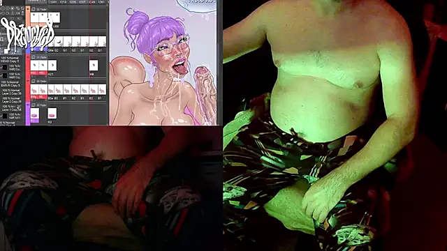 Snapshot of DrenchedArt chatting on 4, 10, 2025 DrenchedArt online show from 4, 10, 2025