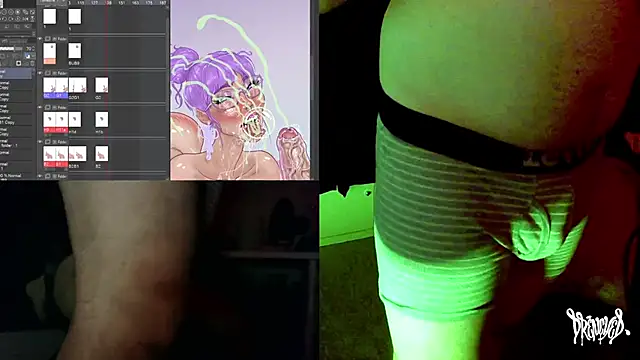 Snapshot of DrenchedArt chatting on 7, 10, 2025 DrenchedArt online show from 7, 10, 2025