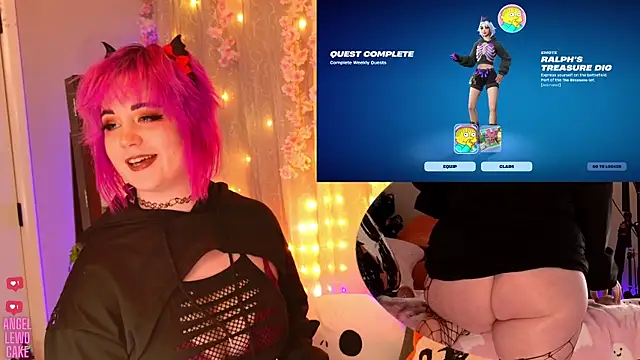 Angel-Lewd-Cake online show from 13, 11, 2025