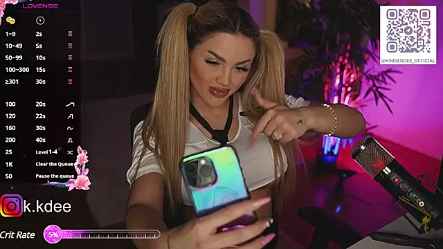 KimberDeee online show from 28, 2, 2025