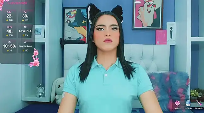 valentina princess  online show from 8, 3, 2025