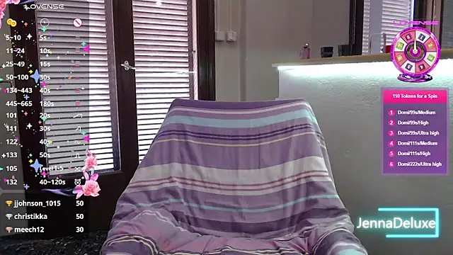 JennaDeluxe online show from 15, 5, 2026