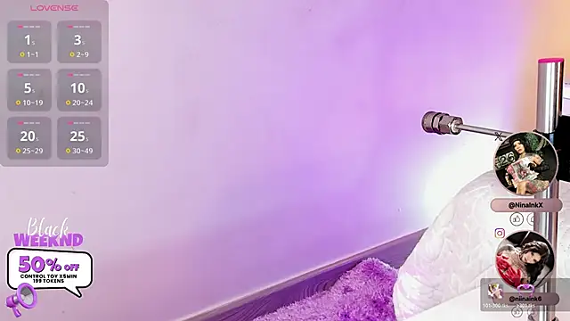 Snapshot of NinaInk chatting on 29, 11, 2025 NinaInk online show from 29, 11, 2025