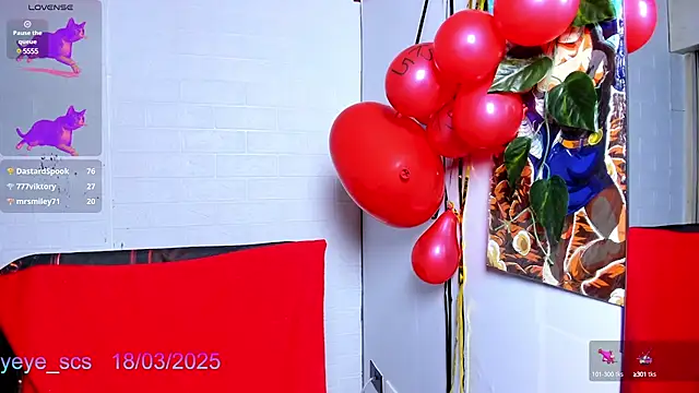 Snapshot of Yeye_scs chatting on 18, 3, 2025 Yeye scs online show from 18, 3, 2025