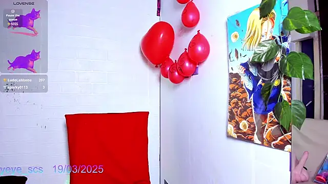 Snapshot of Yeye_scs chatting on 19, 3, 2025 Yeye scs online show from 19, 3, 2025