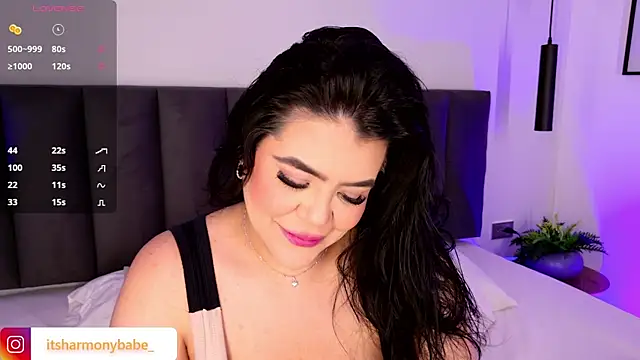Snapshot of Harmonybabe_ chatting on 12, 9, 2025 Harmonybabe  online show from 12, 9, 2025