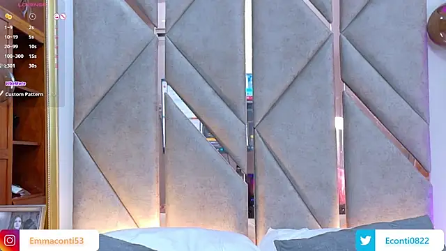 Snapshot of Emma-Conti chatting on 21, 2, 2025 Emma-Conti online show from 21, 2, 2025