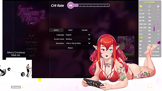 Snapshot of NikkoTyan chatting on 21, 12, 2024 NikkoTyan online show from 21, 12, 2024
