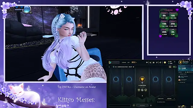 Snapshot of SassyKittyn chatting on 18, 2, 2025 SassyKittyn online show from 18, 2, 2025