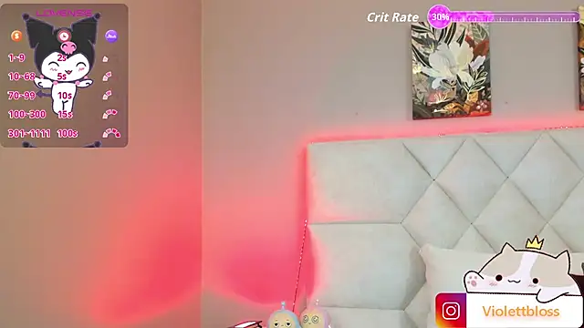 Violettbloss online show from 1, 10, 2025