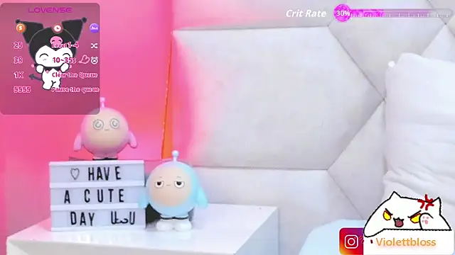 Violettbloss online show from 8, 10, 2025