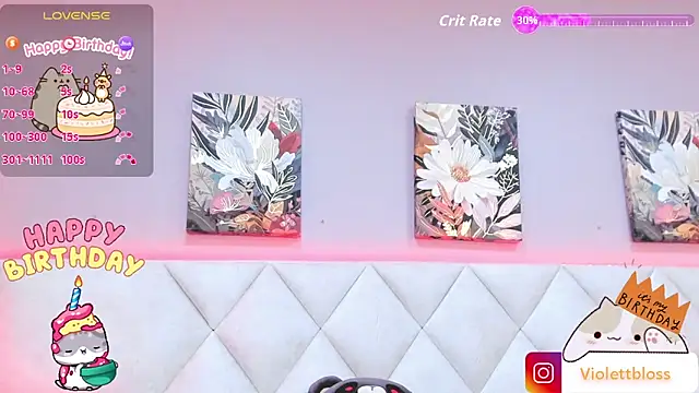 Violettbloss online show from 18, 10, 2025