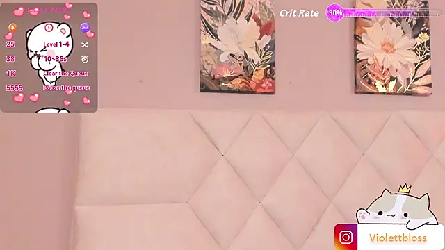 Violettbloss online show from 25, 10, 2025