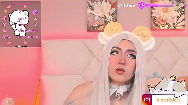 Violettbloss online show from 11, 11, 2025