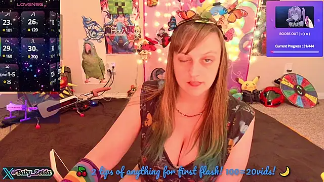BabyZelda online show from 23, 3, 2025