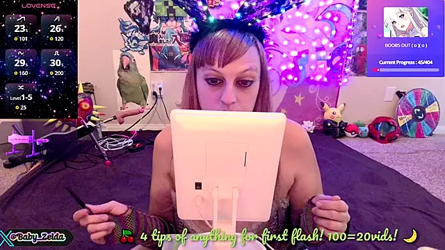 BabyZelda online show from 23, 9, 2025