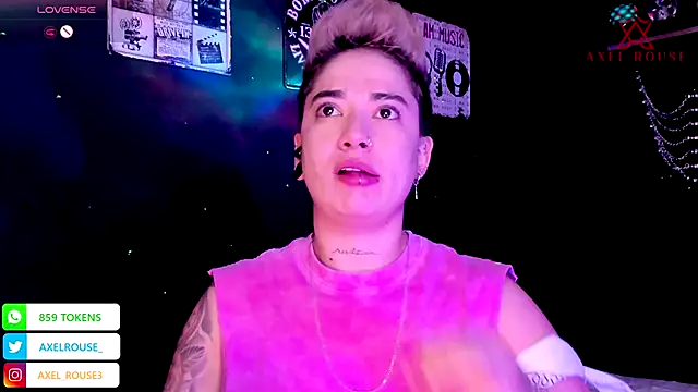 AxelRouse 1 online show from 28, 10, 2025