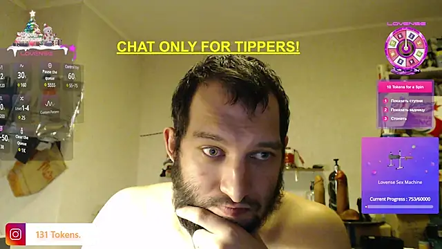 BISEXGOOD777 online show from 7, 1, 2025