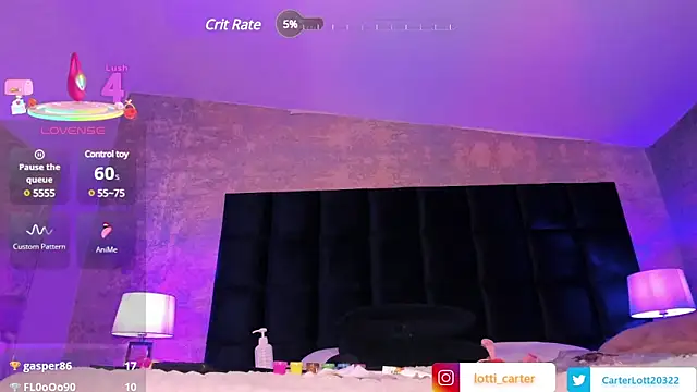 LottiCarter online show from 7, 3, 2025