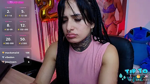 Snapshot of TinnaDawsom chatting on 18, 3, 2025 TinnaDawsom online show from 18, 3, 2025