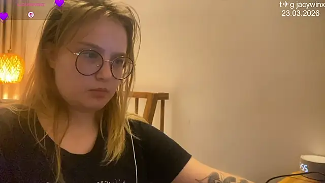 Snapshot of JacyWinslat chatting on 23, 3, 2026 JacyWinslat online show from 23, 3, 2026