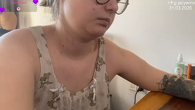 Snapshot of JacyWinslat chatting on 31, 3, 2026 JacyWinslat online show from 31, 3, 2026