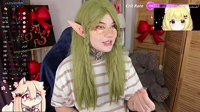 Snapshot of mekurisu chatting on 22, 2, 2026 mekurisu online show from 22, 2, 2026