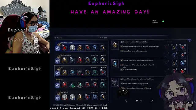 EuphoricSigh online show from 24, 7, 2026