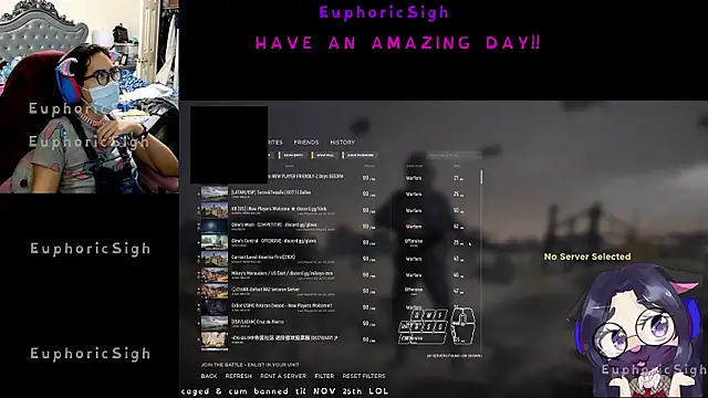 EuphoricSigh online show from 28, 7, 2026