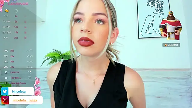 Snapshot of Niicoleta chatting on 2, 3, 2025 Niicoleta online show from 2, 3, 2025