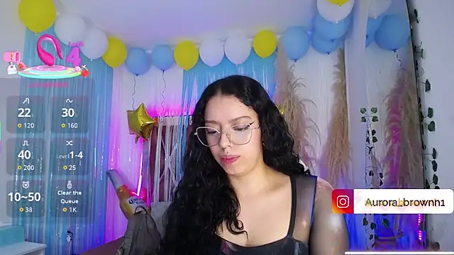 Snapshot of Aurora_Brownn chatting on 6, 10, 2025 Aurora Brownn online show from 6, 10, 2025