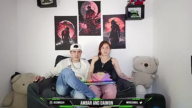 Ambar and daimon  online show from 3, 2, 2025