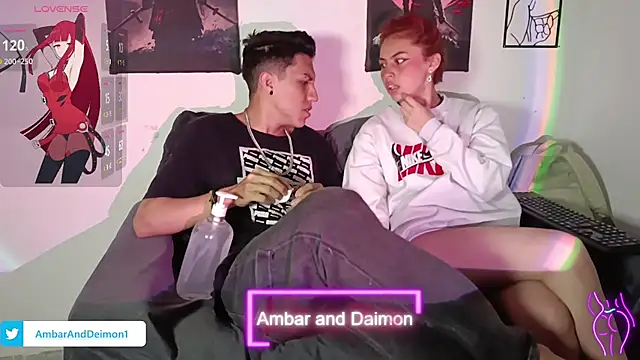 Ambar and daimon  online show from 9, 9, 2025