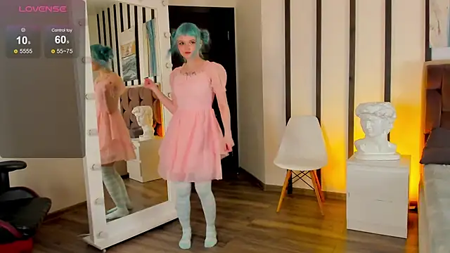 blue nymph1 online show from 13, 1, 2025