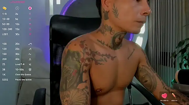 Snapshot of tattokoi chatting on 20, 3, 2025 tattokoi online show from 20, 3, 2025