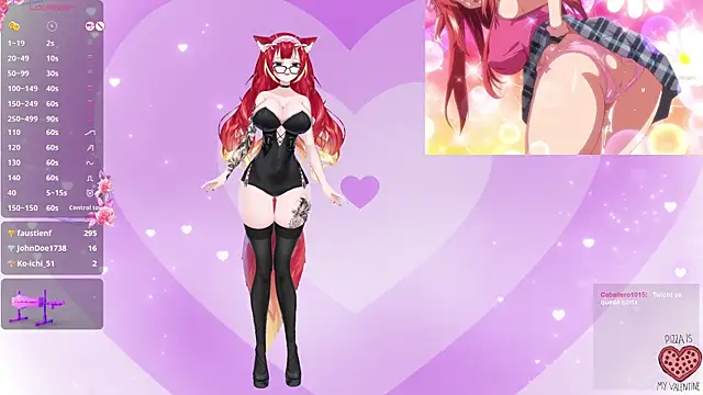 LewdKira VT online show from 14, 2, 2025