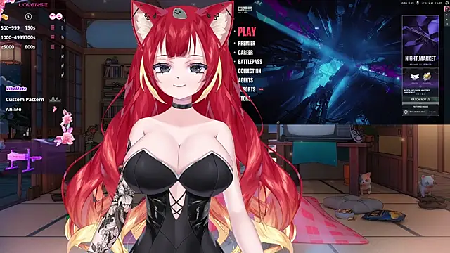 LewdKira VT online show from 22, 2, 2025