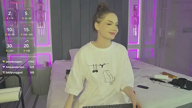 Snapshot of AlexaBright chatting on 27, 2, 2025 AlexaBright online show from 27, 2, 2025