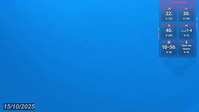 Sebax Young online show from 15, 10, 2025