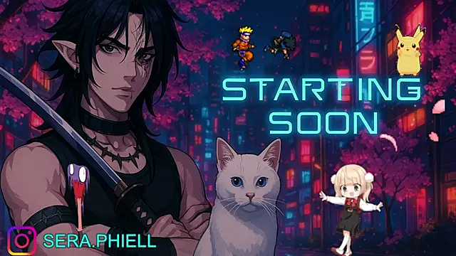 Seraphiell online show from 2, 10, 2025