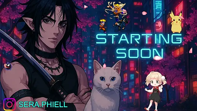 Seraphiell online show from 7, 10, 2025