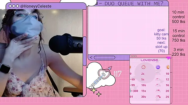 HoneyyCeleste online show from 12, 5, 2026