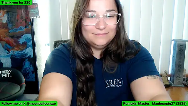 Snapshot of MoonBalloons chatting on 1, 10, 2025 MoonBalloons online show from 1, 10, 2025