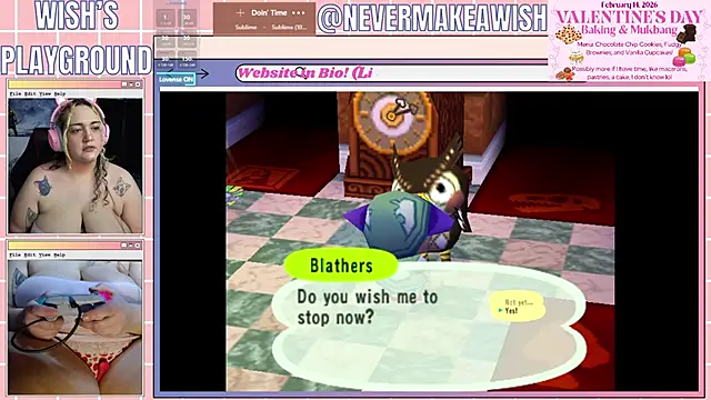 Snapshot of nevermakeawish chatting on 31, 1, 2026 nevermakeawish online show from 31, 1, 2026