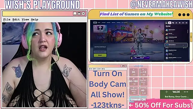 Snapshot of nevermakeawish chatting on 20, 2, 2026 nevermakeawish online show from 20, 2, 2026