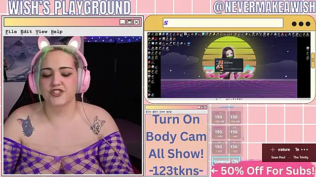 Snapshot of nevermakeawish chatting on 5, 3, 2026 nevermakeawish online show from 5, 3, 2026