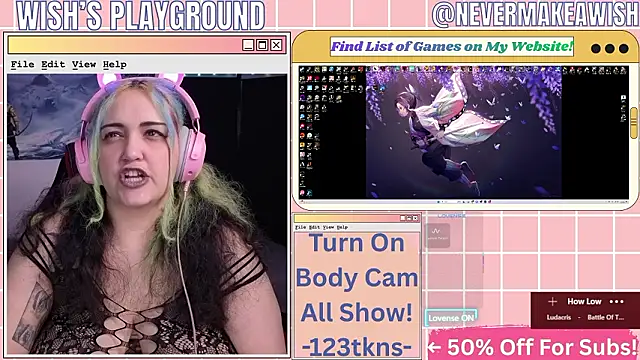 Snapshot of nevermakeawish chatting on 6, 3, 2026 nevermakeawish online show from 6, 3, 2026