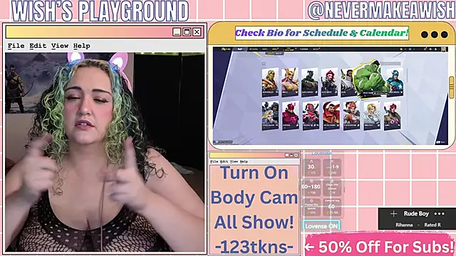 Snapshot of nevermakeawish chatting on 11, 3, 2026 nevermakeawish online show from 11, 3, 2026