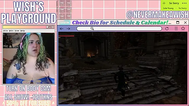 Snapshot of nevermakeawish chatting on 12, 3, 2026 nevermakeawish online show from 12, 3, 2026